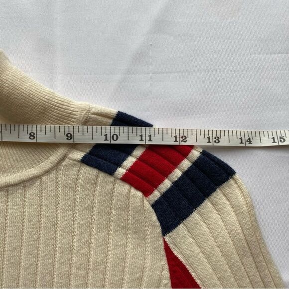 Rag and Bone Beige Julee Turtleneck Merino Wool Blend Sweater Size Small - Picture 14 of 16